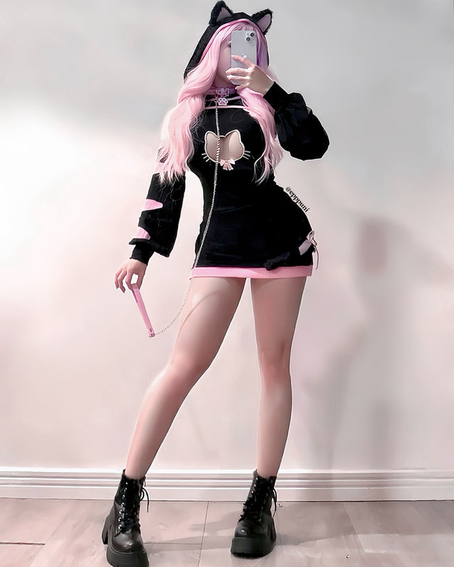 Cosplay Cute Tabby Cat Costume KO92