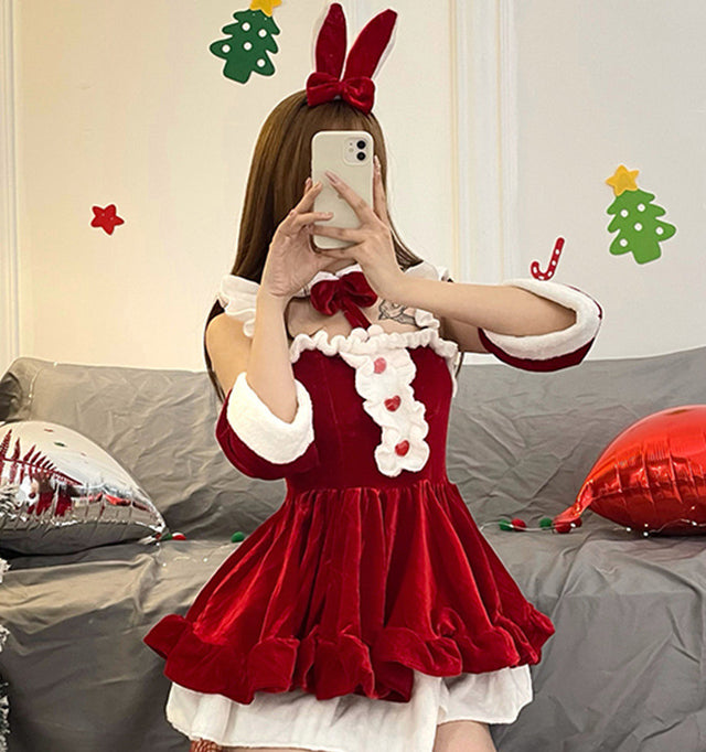 Christmas Costume COS Bunny Girl Dress SD06