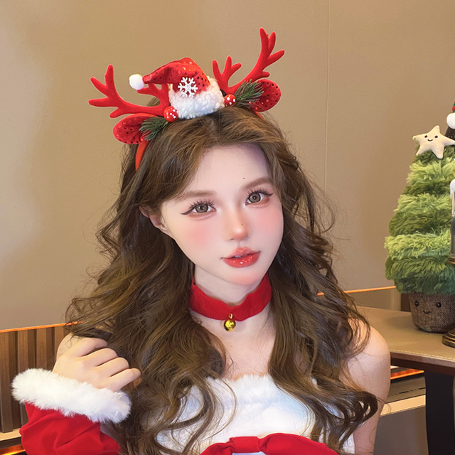 Christmas Reindeer Antler Headband SD71