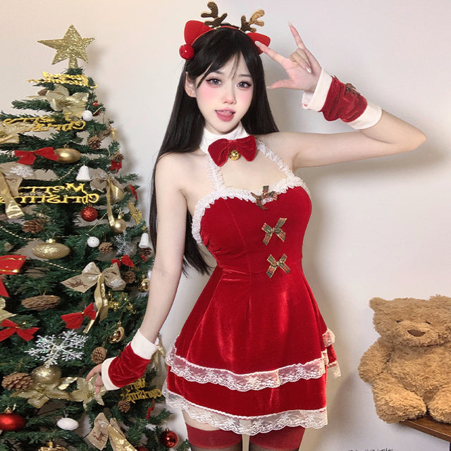 Cosplay Christmas Elk Set Costume SD11