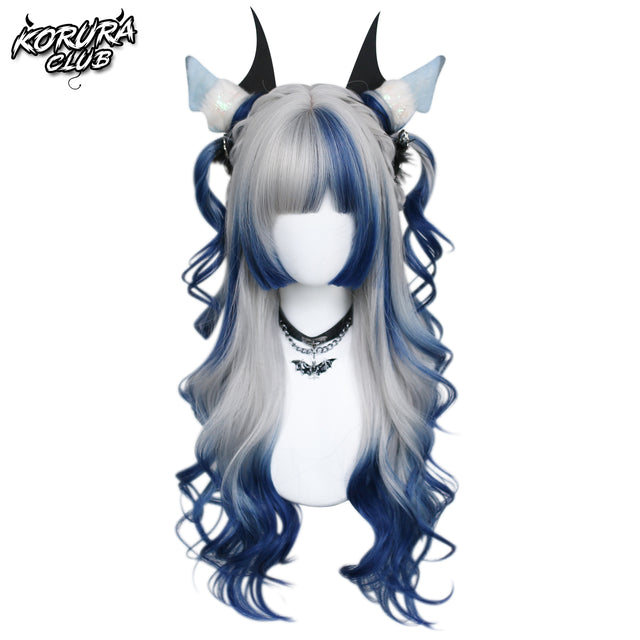 Korura Original Wig #008 Blue and White – AkaiYoru Hime