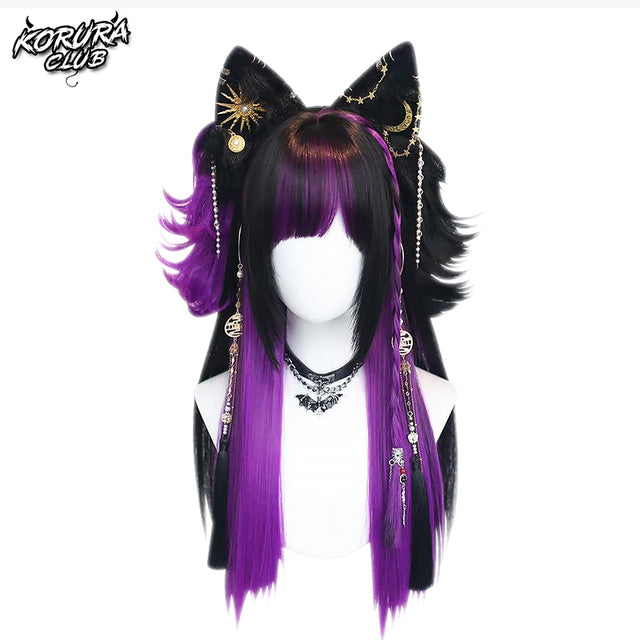 Korura Original Wig #001 Black and Purple – KuroNeko Hime