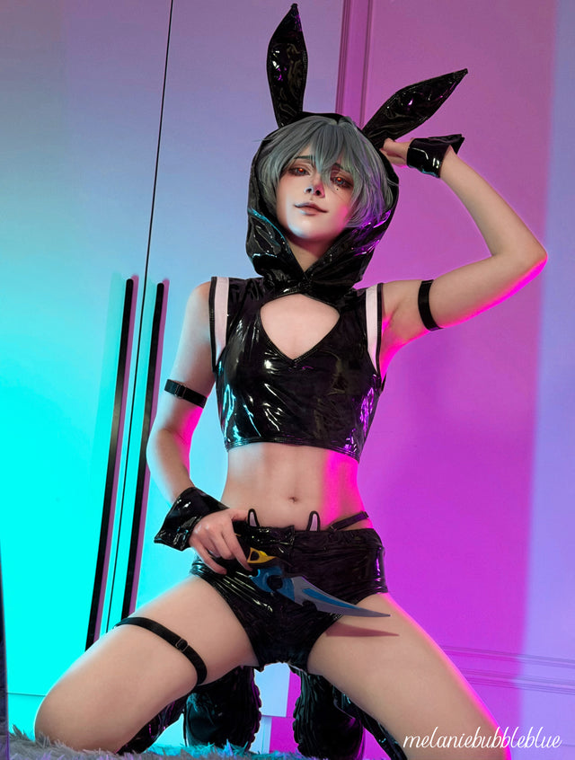 Ensemble de cosplay lapin Velombrance (7 pièces) AS47