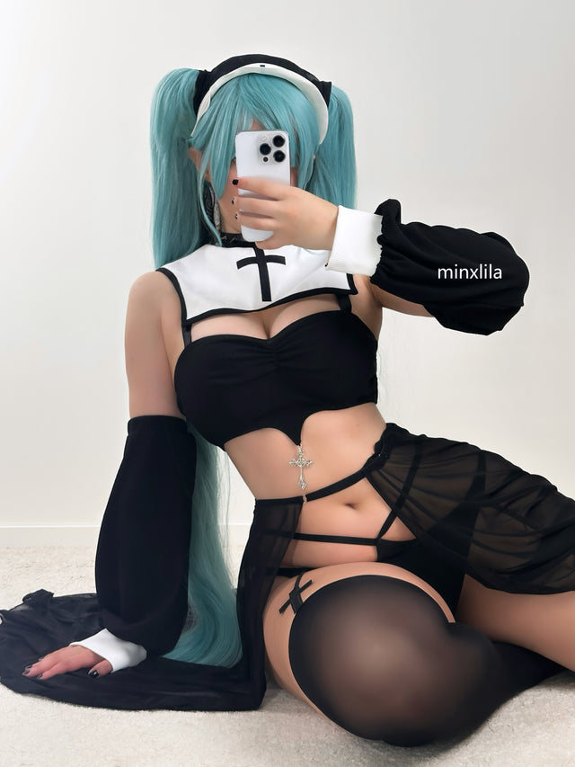 Mesh Nun Costume KO153