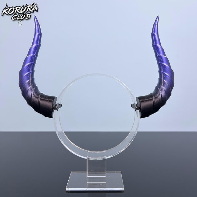 Red and black Cosplay devil horns for Halloween decoration props