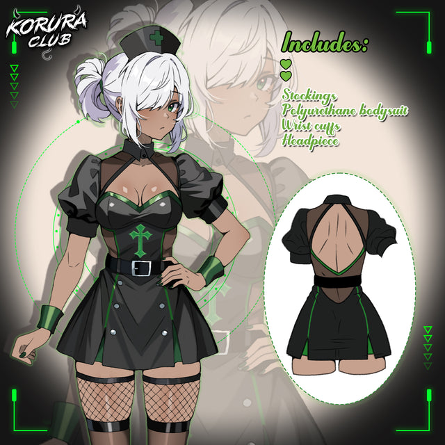 Pre-sale Cyberpunk Nurse Cosplay KO170