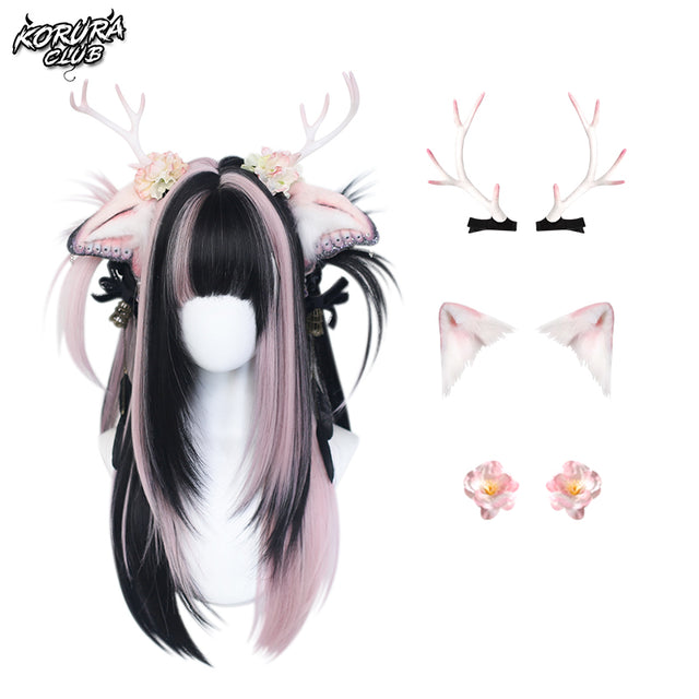Wig #016 – Fantasy Deer Princess Style Wig accessories KC28