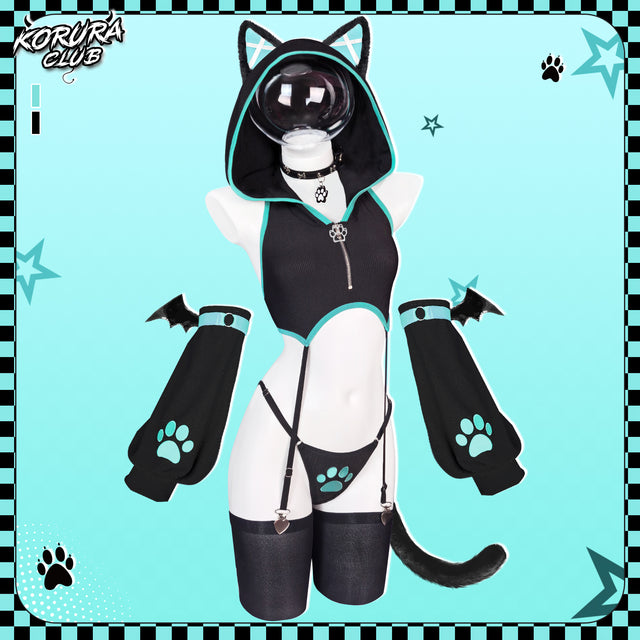 Pre-sale Cat Cosplay Lingerie Vest Set KO156 – koruraclub