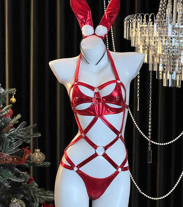 Christmas Bunny Bodysuit Costume SD98