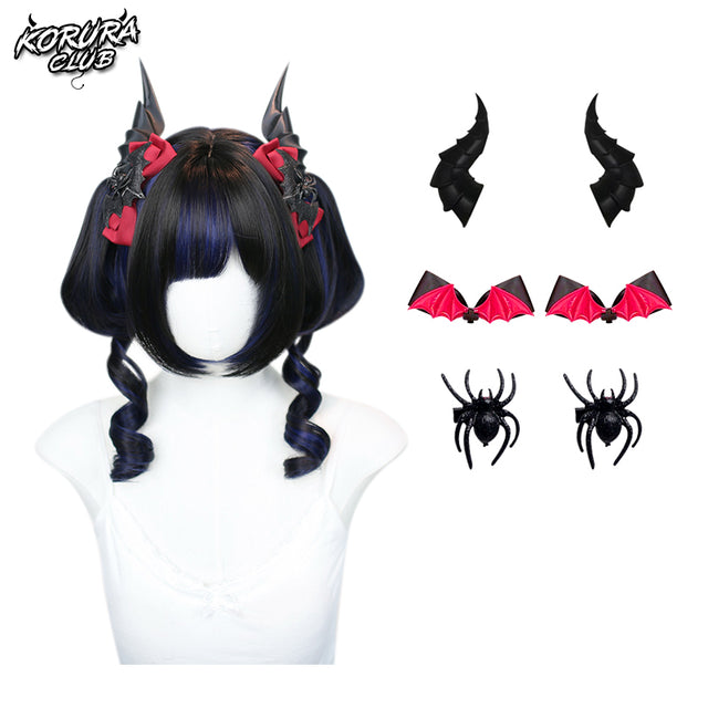 Wig #018 – Crimson Bunny Hime Wig accessories KC20