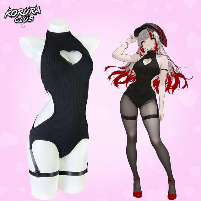 Cute Heart Bodysuit KO102