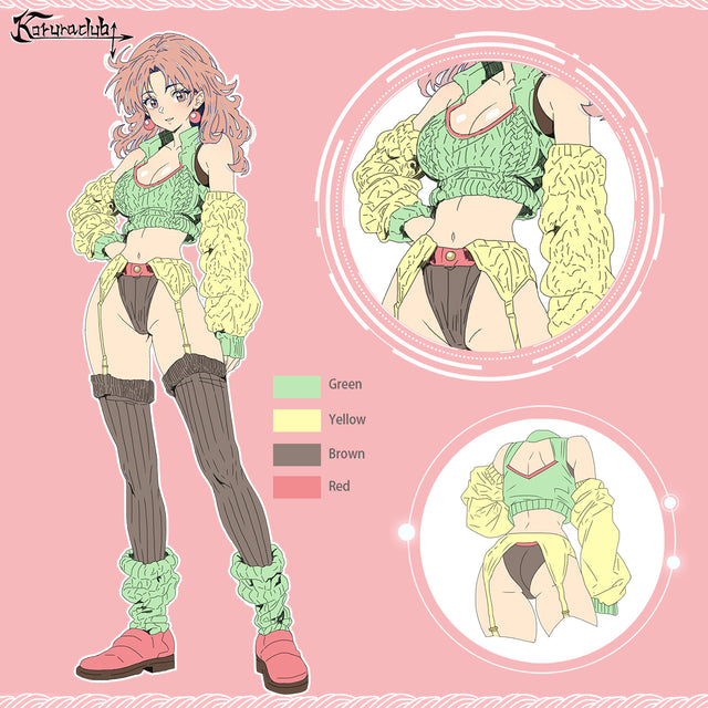 Pre-Sale Knitted Candy Pop Costume KO97