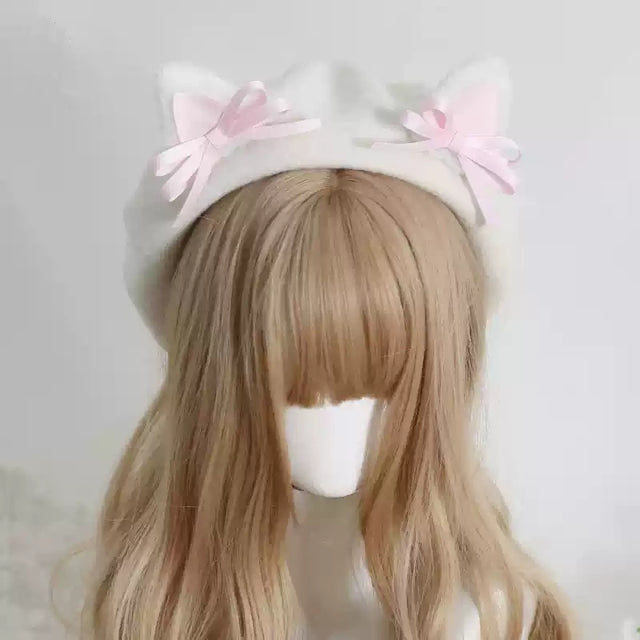 Bow Cat Ear Beret   CO44