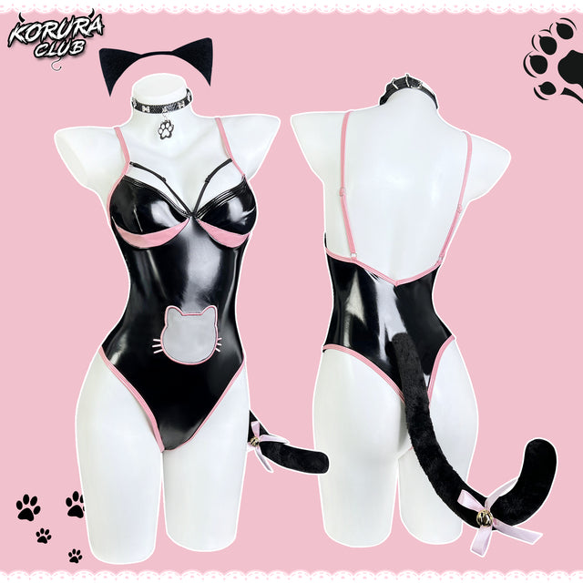Pre-Sale Cute Cat Bodysuit Lingerie KO74