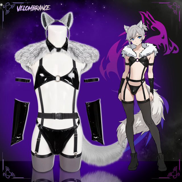 Velombrance Pre-Order Feral Wolf Cosplay Outfit(5-Piece Set) AS41