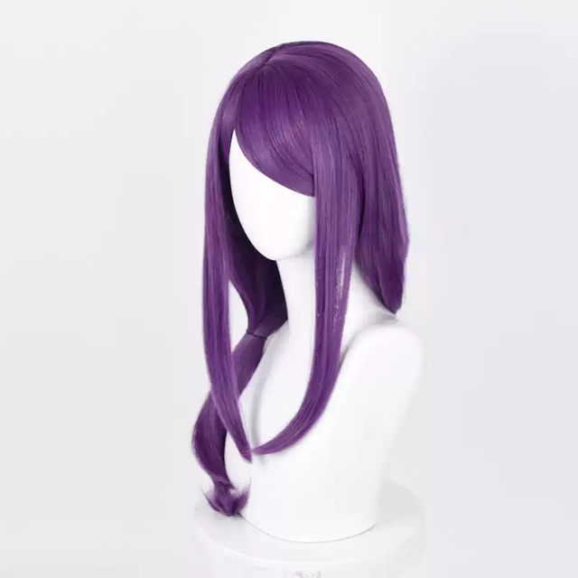 Cosplay Purple Medium Length Wig KW221