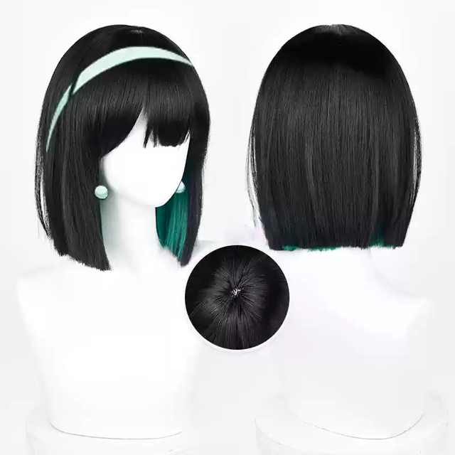 Cosplay Short Mixed Color Wig KW234