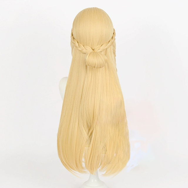 Cosplay Golden Braid Wig KW248