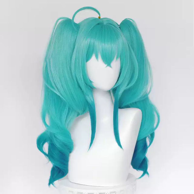 Cosplay Mint Green Double Ponytail Wig KW270