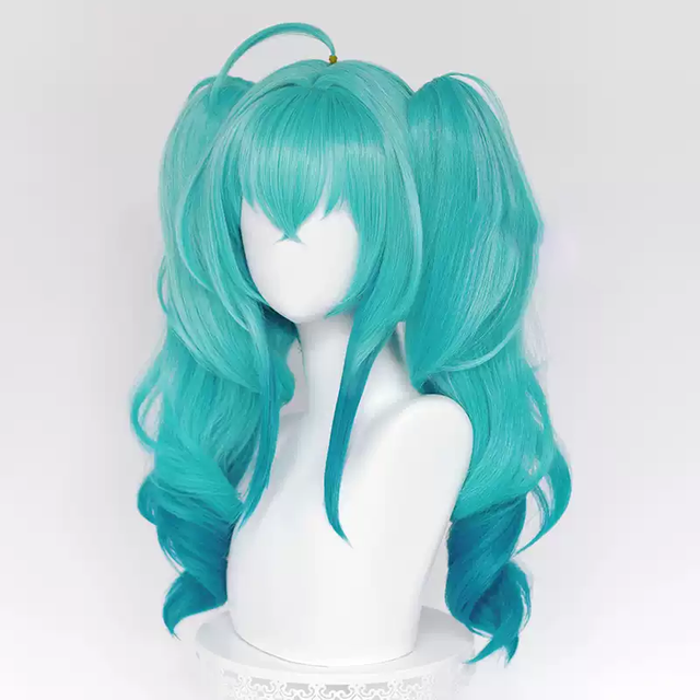 Cosplay Mint Green Double Ponytail Wig KW270
