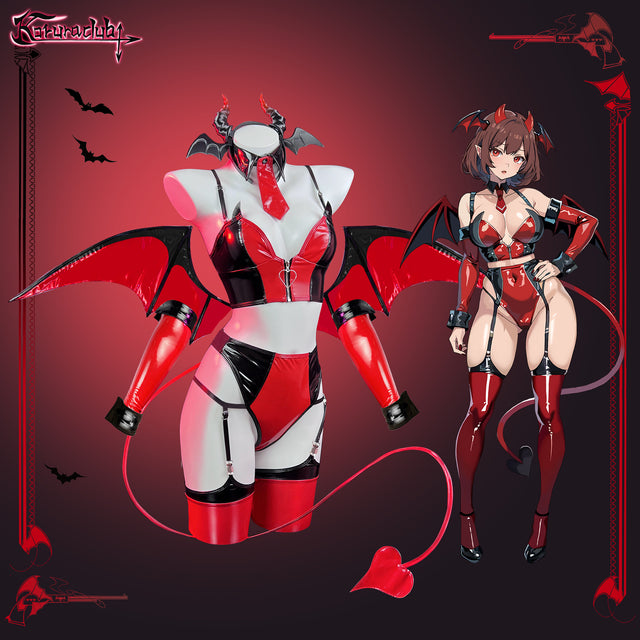Cosplay Red Devil Costume KO78