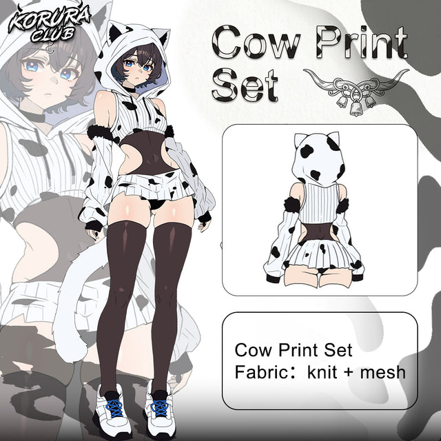 Pre-Sale Cosplay Cow Print Set KO154