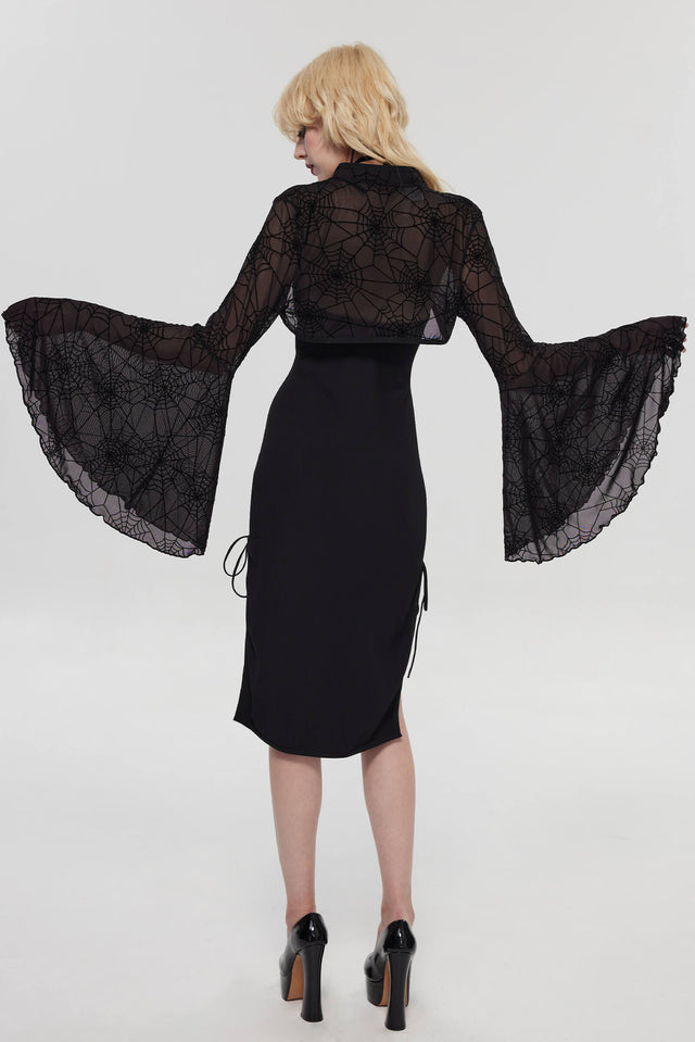 Pre-Sale Gothic Lace Spider Lingerie Set (2-Piece) HK003