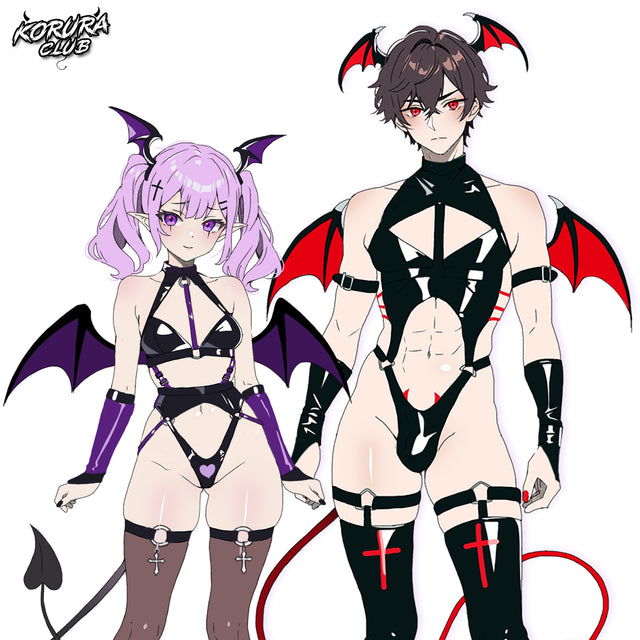 Demon Couple Cosplay Costume CP02