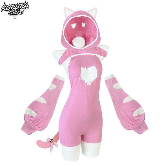 Pre-Sale Cosplay Cute Tabby Cat Jumpsuit CJ03