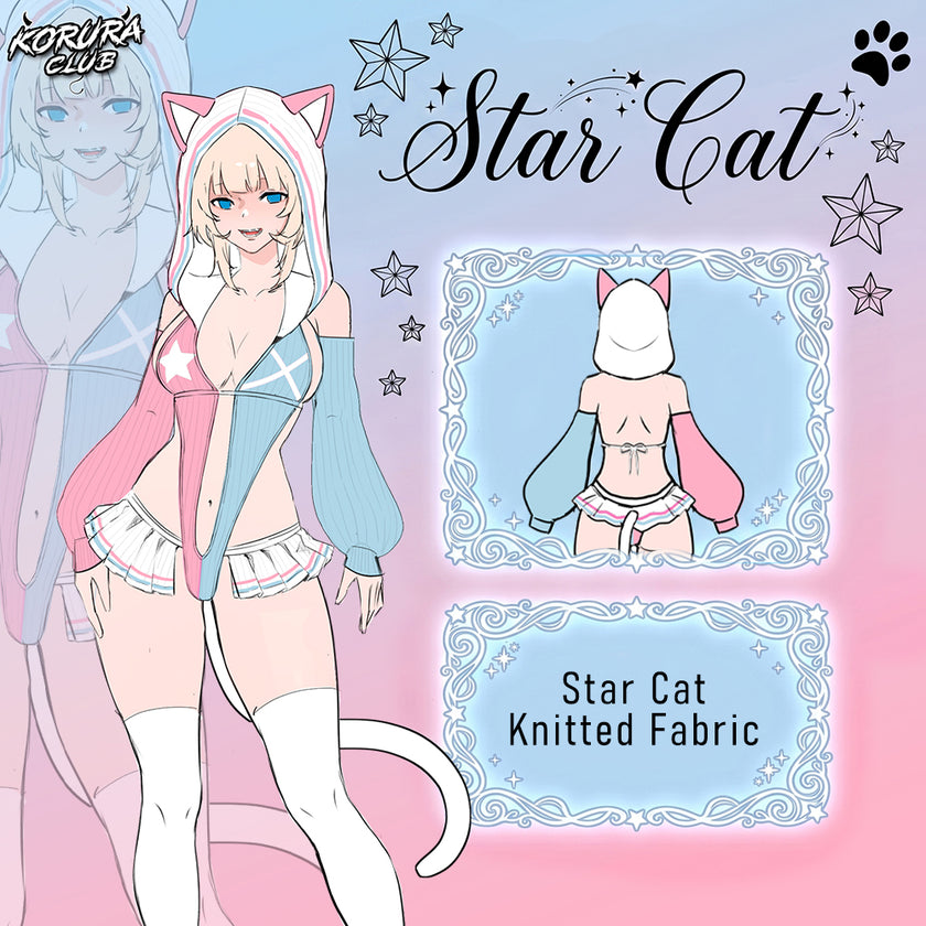 Pre-sale Star Cat Cosplay Bodysuit KO150