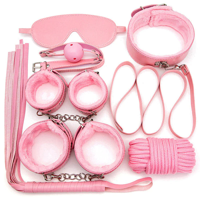 Pu Handcuffs And Shackles Props  KP01
