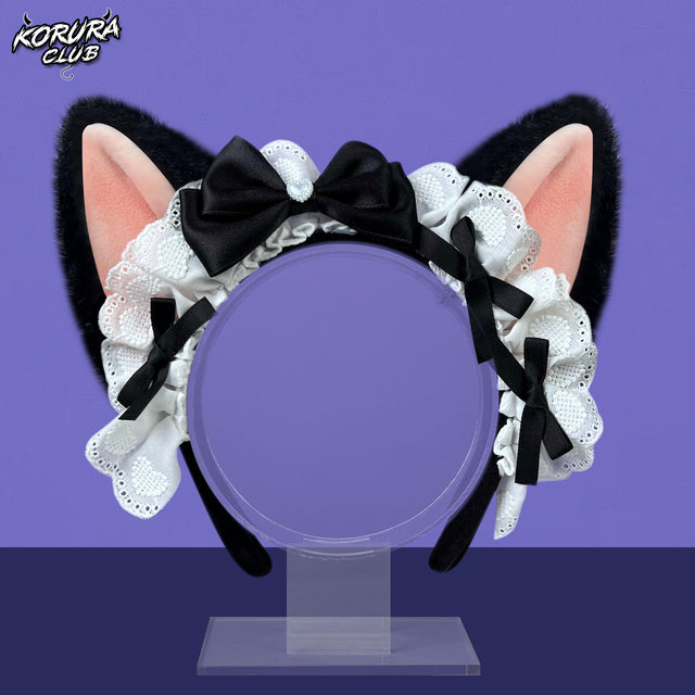 Cute plush cat ears headband KH19