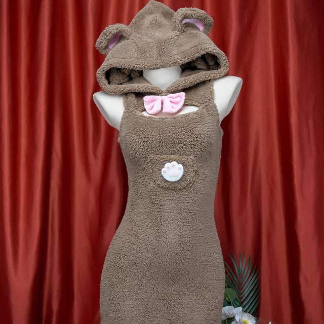 Cosplay Kawaii Christmas Hooded Bear Pajamas SD04