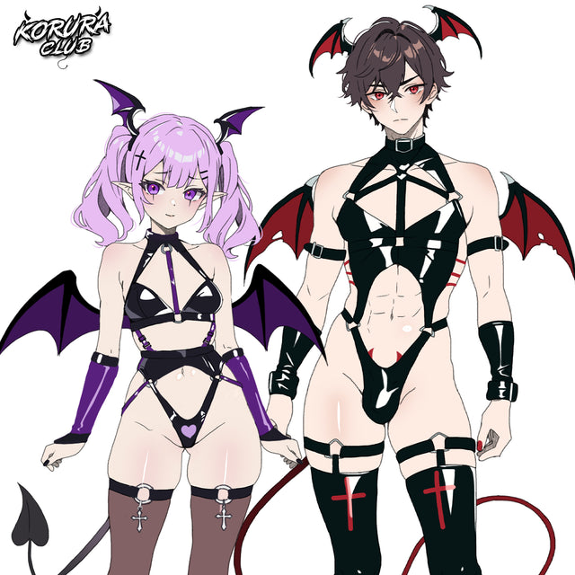 Demon Couple Cosplay Costume CP02