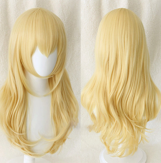 Princess Blond Long Curly Hair Cosplay Wig KW119