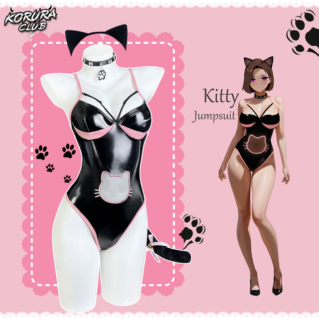 Pre-Sale Cute Cat Bodysuit Lingerie KO74