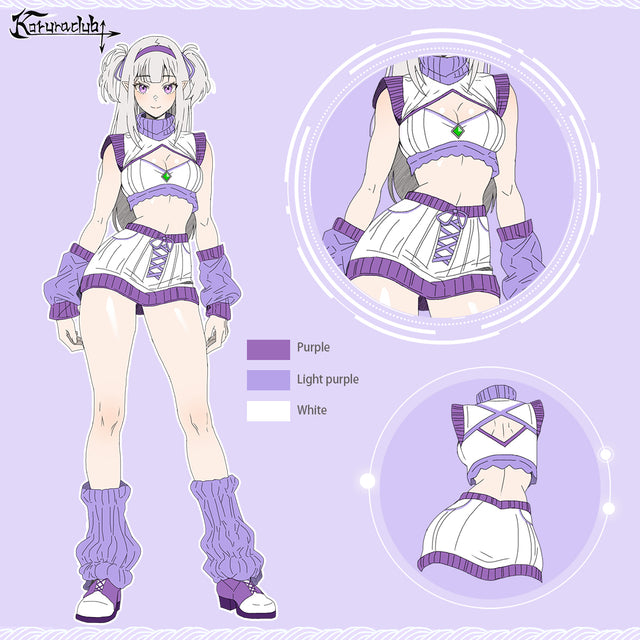 Pre-Sale Lavender Frost Knit Costume KO98