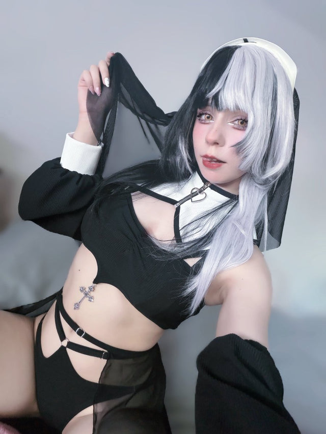 Mesh Nun Costume KO153