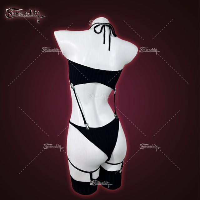 Motorcycle Girl Lingerie KO13（5-Piece Set）