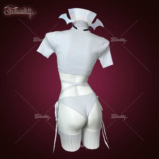 Cozy Hearted Nurse Lingerie KO01 (4-PIECE SET)