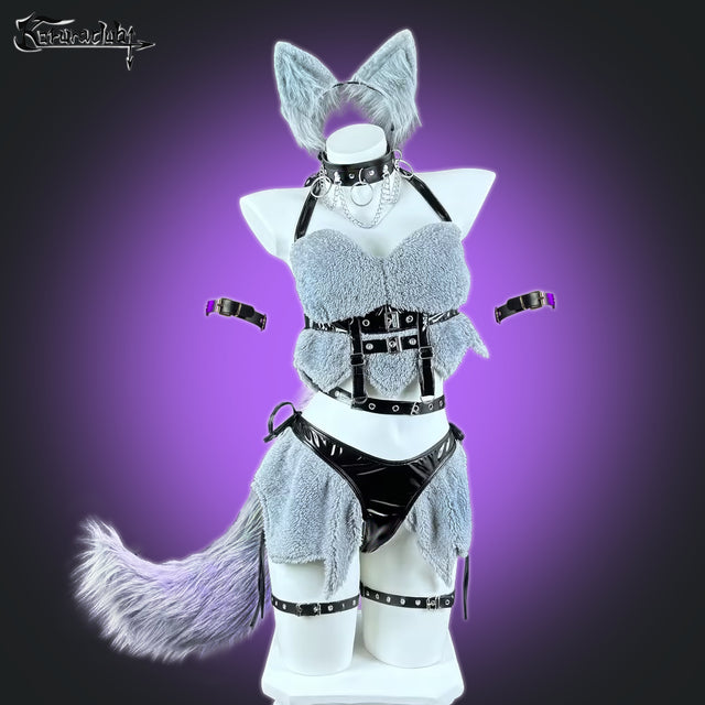 Cosplay Wolf Beauty Lingerie KO39（6-Piece Set）