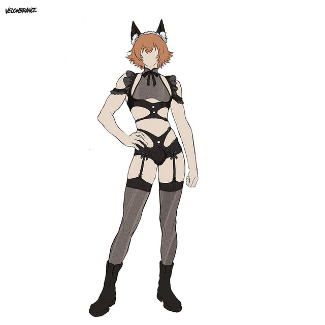 Velombrance Fox Femboy Set (5-Piece Set) AS53