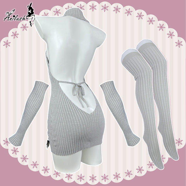 Pre-sale  CUTOUT TURTLENECK SWEATER SR02