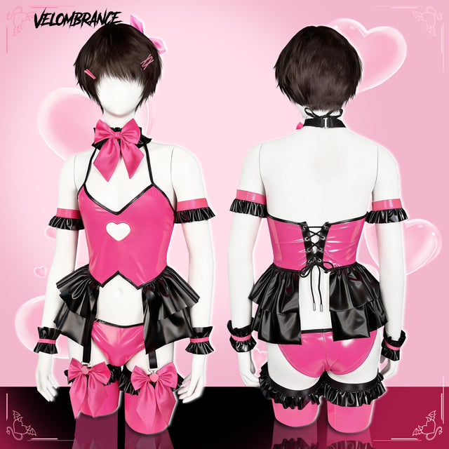 Velombrance Cos Pink Heart Set (7 -Piece Set) AS35