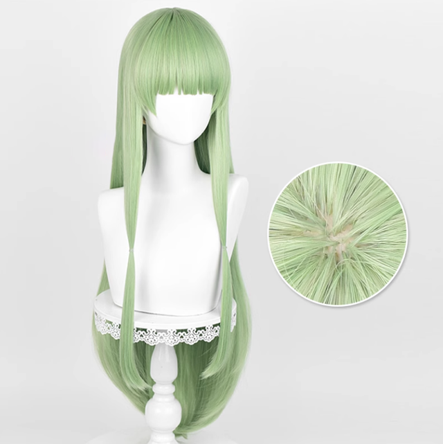 Cosplay Green Long Wig KW250