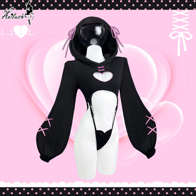 Pre-sale HEART HOLLOW BODYSUIT SR16