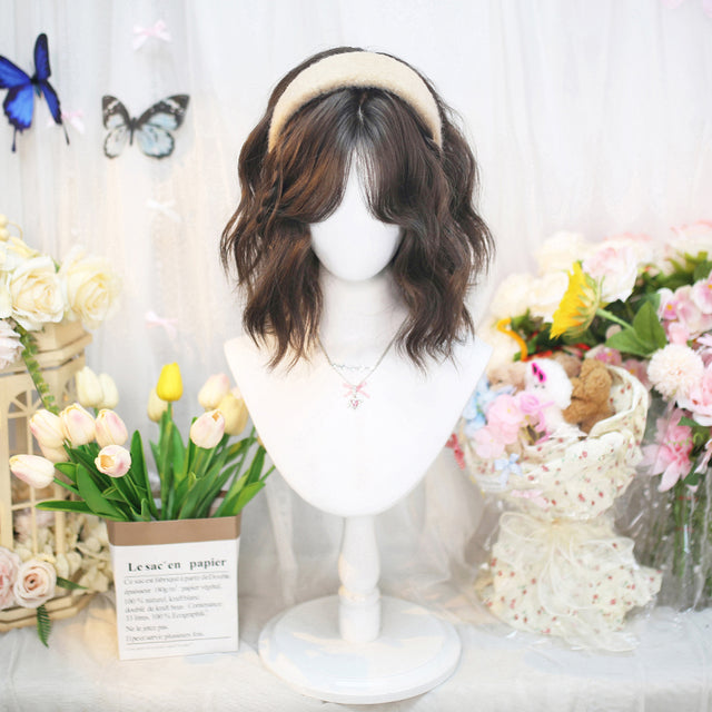 Mixed Color Short Curly Wig KW254