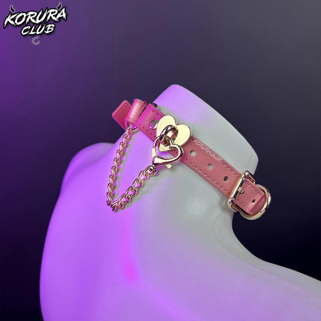 Special Deals Double Heart Lock Collar 30 Pieces Only KO91