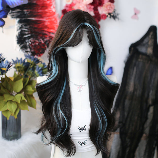 Color Matching Long Curly Wig KW263