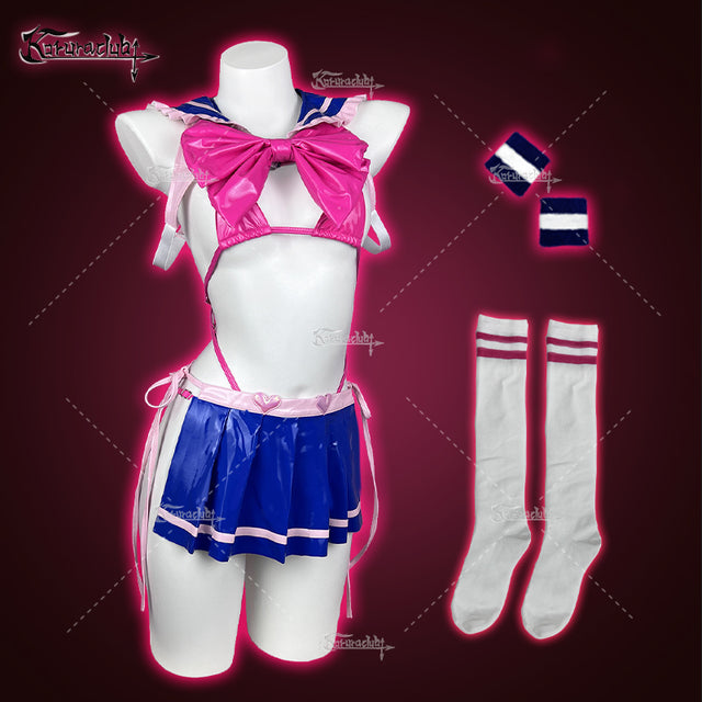 Cheerleading Bow sailor Lingerie KO23（6-Piece Set）